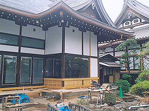 大林寺客殿 改修工事