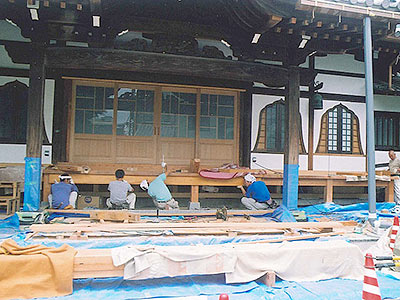 大林寺本堂 改修工事