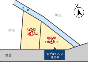 くすのきⅡ分譲地　区画図