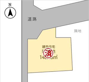 須賀3建売住宅　区画図