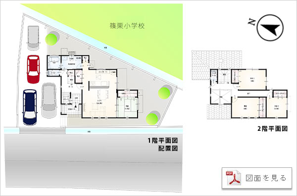 やまばとⅡモデルハウス完成予定図面