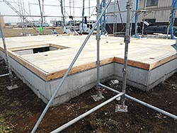 Ｔ-A様邸建て方工事