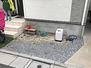 自転車置き場(工事前)