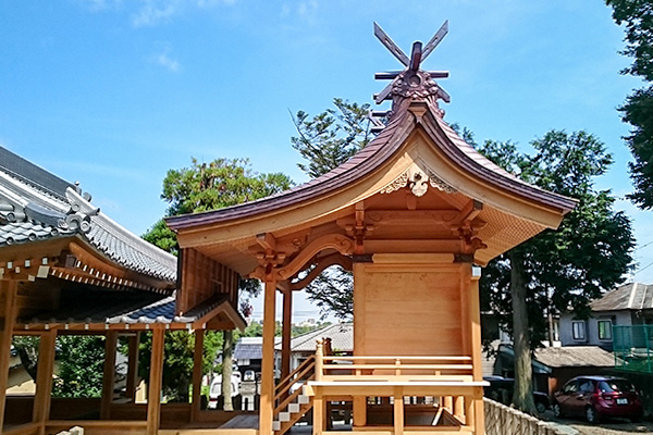 年穂神社改修