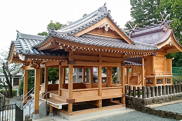 年穂神社改修